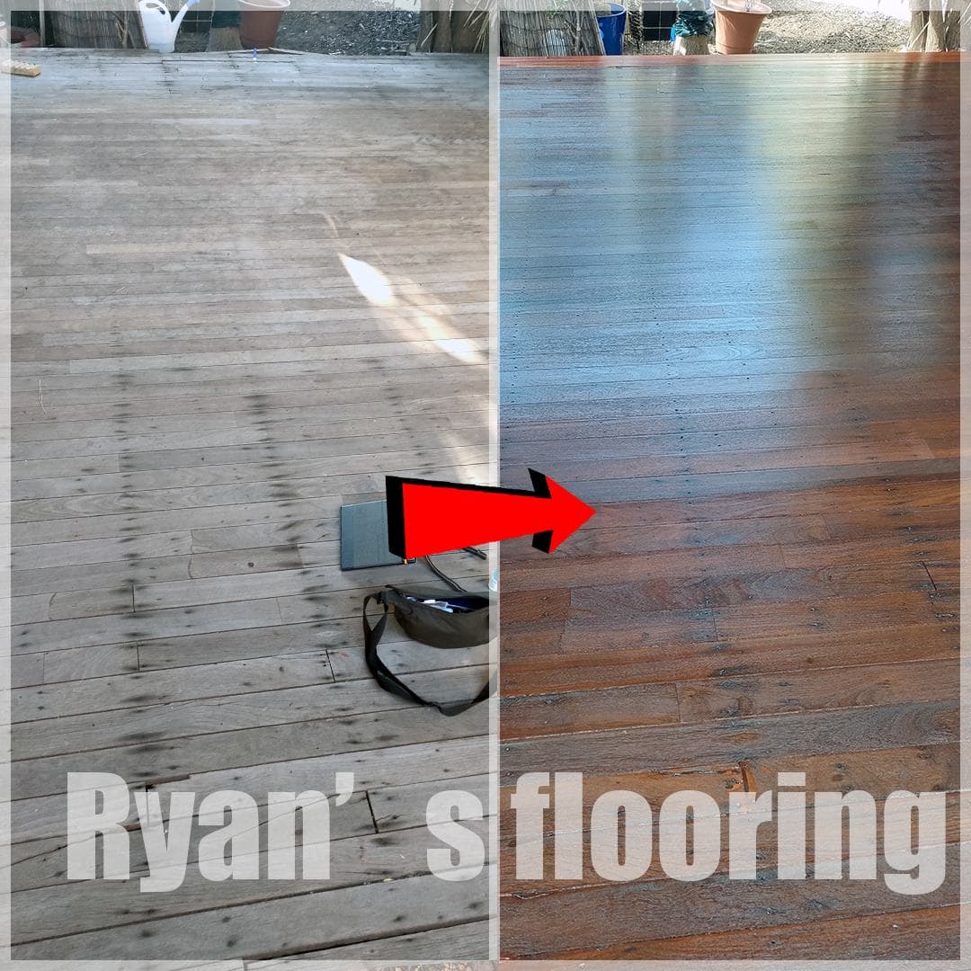 Jarrah Deck Sanding & Walnut Decking Oil — Viveash — Viveash